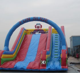 T8-207 Happy Joker Giant Inflatable Dry Slide