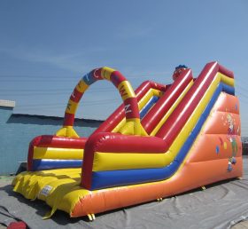 T8-1226 Happy Joker Inflatable Slide