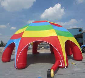 Tent1-374 Tenda tiup berwarna
