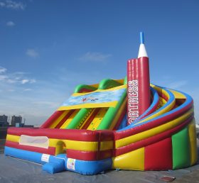 T8-985 Giant Inflatable Slide Rocket Anak Dewasa Space