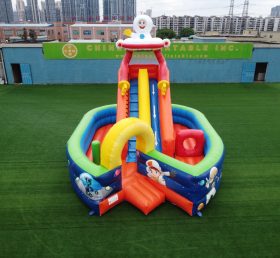 T8-1408 Space Inflatable Slide Children's Playground