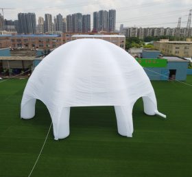 Tent1-403 Tenda rumput komersial kustom tenda laba-laba tiup putih