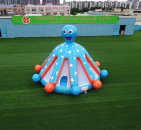 T2-2471 Octopus Inflatable Bouncing House Melompat Castle Children's Playground