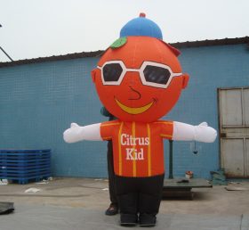 M1-269 Orange Man Inflatable Mobile Cartoon