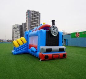 T2-2865 Inflatable Thomas Train Jumping Inflatable Castle Air Bouner Tomas Train House