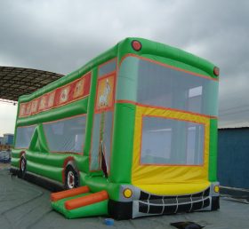 T1-128 Bus trampolin tiup