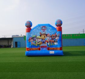 T2-2401 Paw Patro Inflatable Trampolin Inflatable Children Paw Patrol Tema Inflatable Castle dari Chinee Inflatable Toys