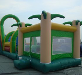 T7-417 Jungle Tema Inflatable Disorder Course