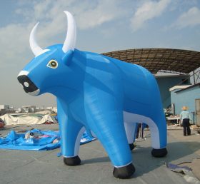 Cartoon1-711 Blue Bull Inflatable Cartoon