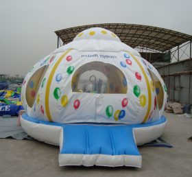 T2-2431 Balon warna trampolin tiup
