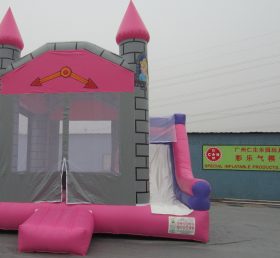 T2-324 Pink Castle Inflatable Trampolin