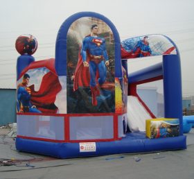 T2-553 Superman Superhero Inflatable Trampolin