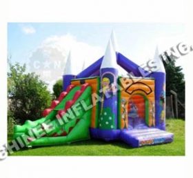 T5-260 Tiup jumper castle bouncing rumah kombinasi slide