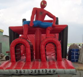 T7-172 Spiderman Superhero Inflatable Disorder Course