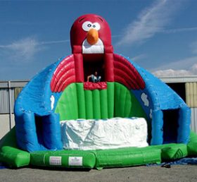 T8-1424 Angry Birds Inflatable Slide Anak Raksasa