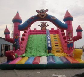 T8-378 Squirrel Castle Children Inflatable Dry Slide