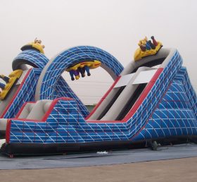 T6-333 Slide tiup roller coaster slide raksasa