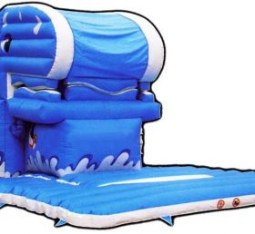 T8-422 Blue Whale Giant Slide Anak-anak Dewasa Inflatable