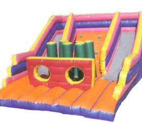 T8-476 Slide kering tiup berwarna raksasa untuk anak-anak dan dewasa