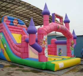T8-724 Princess Inflatable Castle Slide
