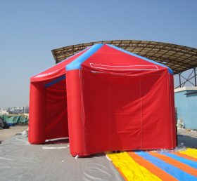 Tent1-244 Tenda tiup tahan lama merah
