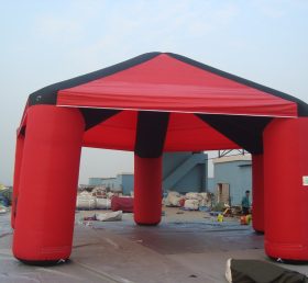 Tent1-417 Tenda tiup merah luar ruangan