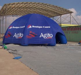 Tent1-73 Tenda tiup melengkung untuk kegiatan di luar ruangan