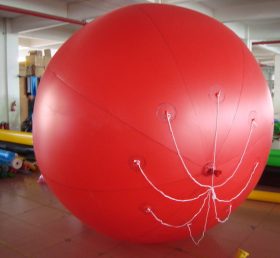B2-14 Balon merah tiup luar ruangan raksasa