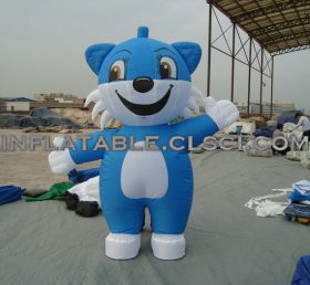 M1-10 Blue Cat Inflatable Mobile Cartoon