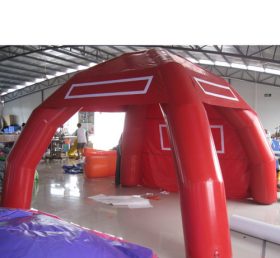 Tent1-318 Tenda tiup kubah iklan merah