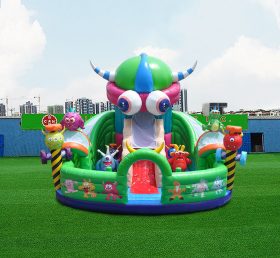 T6-442 Monster Giant Inflatable Amusement Park Inflatable Trampolin Children's Playground