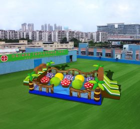 T6-456 Farm Giant Inflatable Amusement Park Taman Bermain Jamur Anak