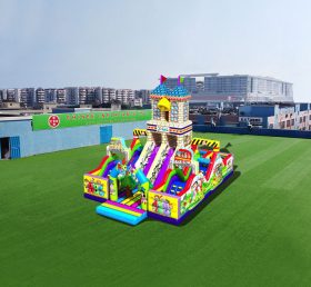 T6-462 Kartun Giant Inflatable Amusement Park Slide