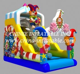 T8-1439 Happy Joker Inflatable Slide