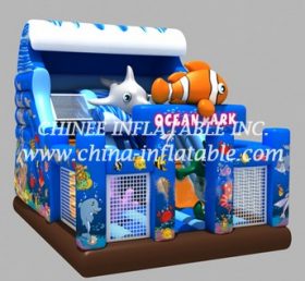 T8-1441 Seabour World Inflatable House Anak Inflatable Slide