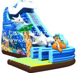 T8-1504 Seabour World Inflatable Slide Anak Giant Slide