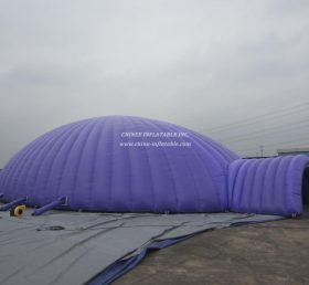 Tent1-501 Tenda tiup ungu raksasa