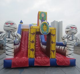 T8-1552 Mesir Jumping Castle Wirh Slide Inflatable Children's Dry Slide