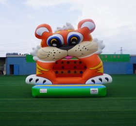 T2-3414 Tiger Cartoon Children Inflatable Castle Bouncing House Party