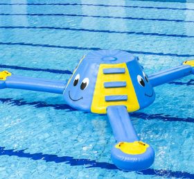 WG1-004 Happy Face Inflatable Water Aquatic Park Pool Game