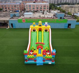 T6-435 Inflatable mini slide Angry Birds Castle