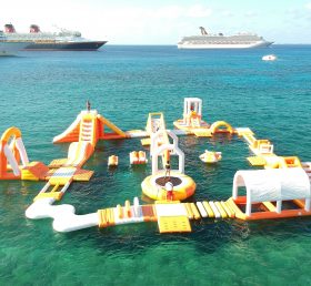 S49 Inflatable Floating Water Park Water Island