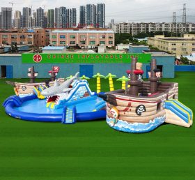 Pool2-711 Water Park Pirate vs Shark