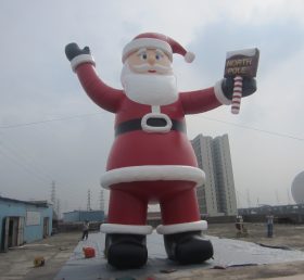 C1-144 Natal mainan tiup Santa Claus