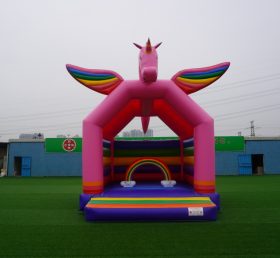 T2-3351 Colour Rainbow Unicorn Bouncing House