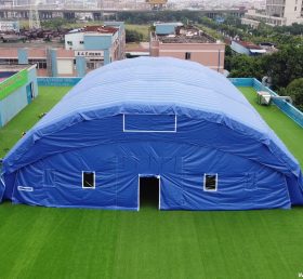 Tent1-700 Tenda tiup kampanye iklan pesta berkemah luar ruangan raksasa tenda biru besar