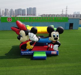 T2-3355B Disney Mickey dan Minnie Bouncing House, dengan Slide Jumping Castle