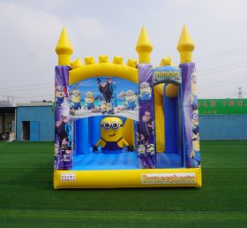 T5-1002C Minions Inflatable Castle Combo Slide Outdoor Children's Jumping