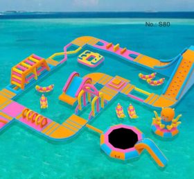 S80 Inflatable Water Park Water Island