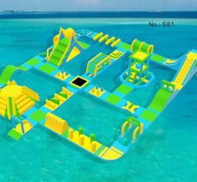 S81 Inflatable Water Park Water Island